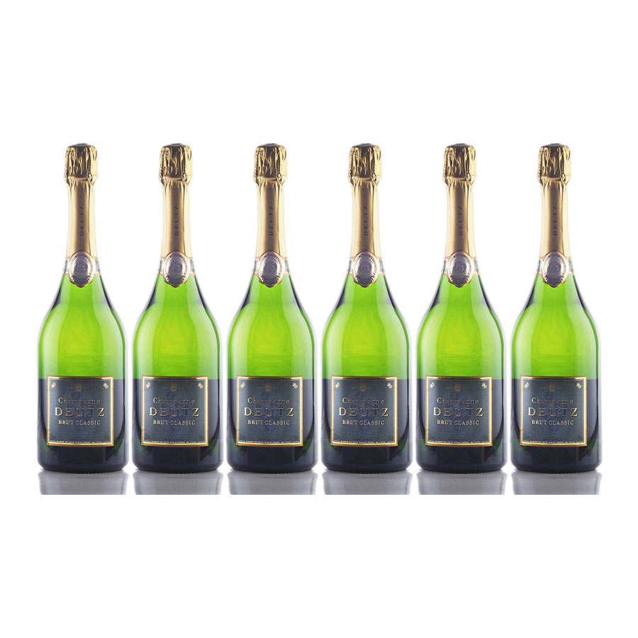 誕生日プレゼントドゥーツ ブリュット クラシック Classic Deutz 6本 フランス シャンパン 1ケース Brut ドゥッツ NV  シャンパーニュ スパークリングワイン・シャンパン