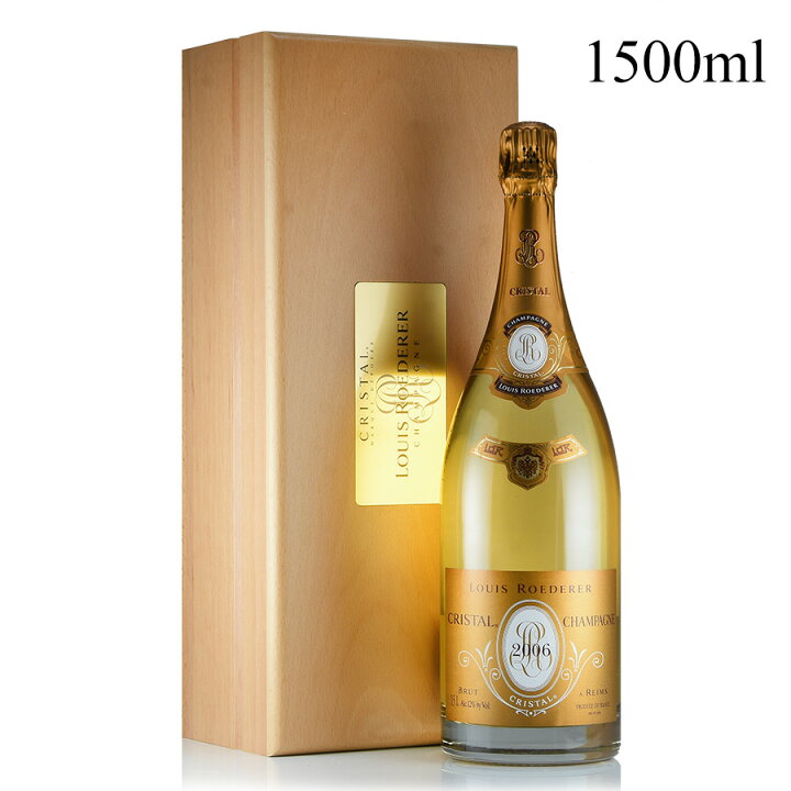 楽天市場】ルイ ロデレール クリスタル 2006 マグナム 1500ml 木箱入り 