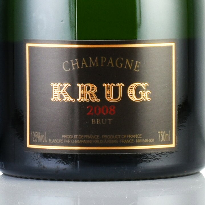楽天市場】クリュッグ ヴィンテージ 2008 正規品 Krug Vintage 