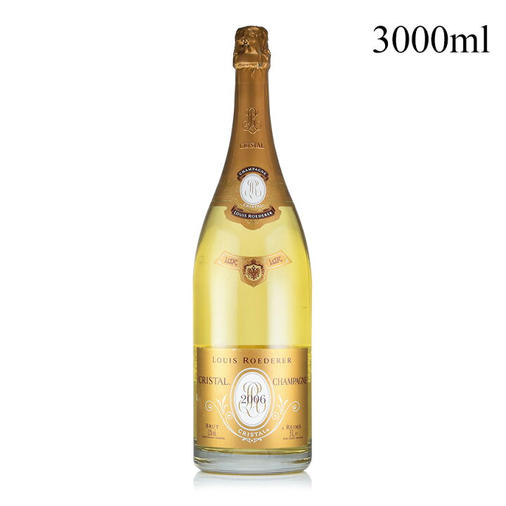 楽天市場】ルイ ロデレール クリスタル 2006 ジェロボアム 3000ml 