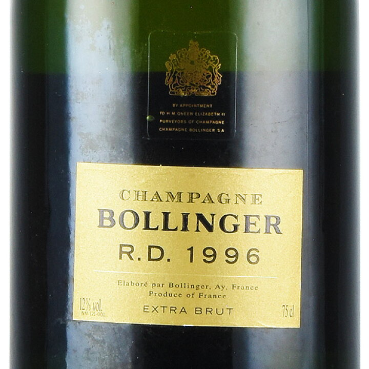 楽天市場】ボランジェ アール ディー 1996 RD Bollinger R.D. フランス 