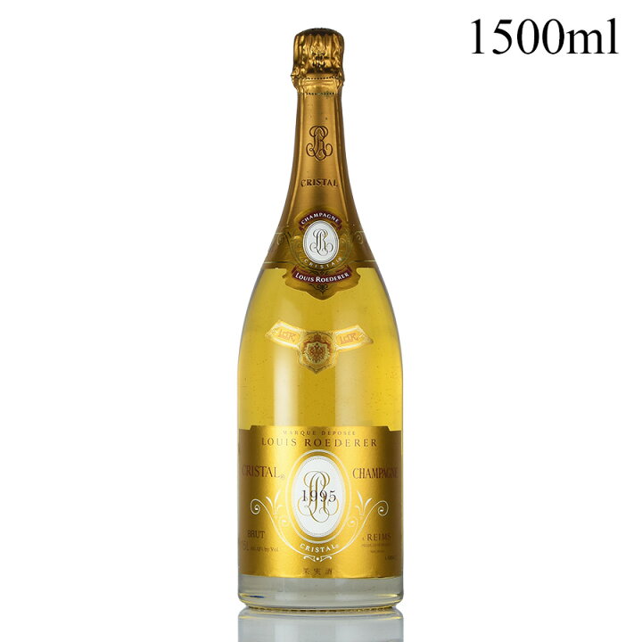 楽天市場】ルイ ロデレール クリスタル 1995 マグナム 1500ml 木箱入り 