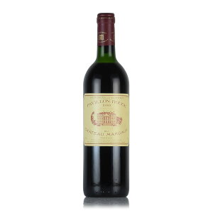 �p���B���� ���[�W�� �f�� �V���g�[ �}���S�[ 1989 Pavillon Rouge du Chateau Margaux �t�����X �{���h�[ �ԃ��C�� ���̓�