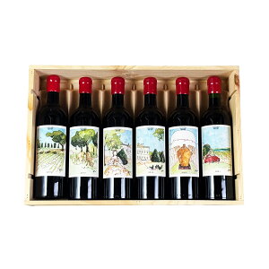 �y�ő�2��~OFF�N�[�|���z�V���g�[ �h �� �h�[�t�B���k �A�N�A���[�� ���x�� 6�{�Z�b�g Chateau de La Dauphine Aquarelle Labels 6bt Set �t�����X �{���h�[ �ԃ��C�� ���̓�