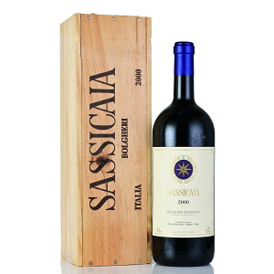 �T�b�V�J�C�A 2000 �}�O�i�� 1500ml �ؔ����� Sassicaia �C�^���A �g�X�J�[�i �ԃ��C�� ���̓�