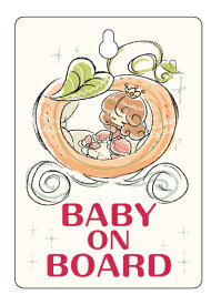 【文字の変更無料！お好きな文字に変更できます！】Baby　in　car Kids　赤ちゃんが乗っています　Baby　on　board　リトルプリンセス　吸盤タイプ　車　赤ちゃん　子供　お先にどうぞ　安全運転　オリジナル