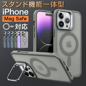 �yMagSafe�Ή� �X�^���h�@�\�t�� iPhone�P�[�X�ziPhone 16 15 Pro Max Plus 15 14 Pro Max Plus 14 13 Magsafe Mag safe ���C�����X�[�d �}�O�l�b�g���� �X�}�z�X�^���h ������ �}�b�g �J���������Y�ی� �w��h�~ ka-1