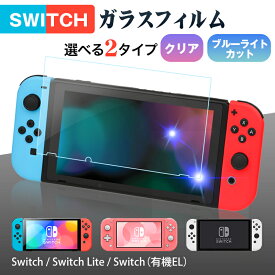 Nintendo Switch 有機ELモデル Switch Lite Switch 保護フィルム ブルーライト カット 強化ガラスフィルム クリア 保護カバー ニンテンドー 液晶 ガラスフィルム switch フィルム 任天堂 スイッチ 画面保護 目に優しい 気泡防止 ka-10156