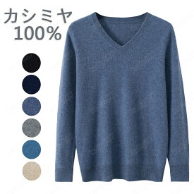 カシミヤ メンズ カシミヤセーター V首 抗ピリング加工 メンズセーター ニット トップス カシミヤ100% 男性 学生 紳士 ビジネス 6色 無地 丸首セーター 厚め 保温 冷房対策 プルオーバー トップス カットソー シンプル 秋冬 贈り物 誕生日 プレゼント nmy-31