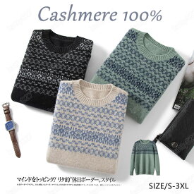 【毛玉ブラシ無料GET！】カシミヤ セーター メンズ カシミヤ100％ ニット クールネック メンズニット メンズセーター 厚手 暖かさ 保温 保湿性 柔らかい 軽量 大きいサイズ 冷房対策 無地 厚め 長袖 職場 事務服 通勤 通学 秋冬 大人気 専門店 高品質 プレミアム PL-2451