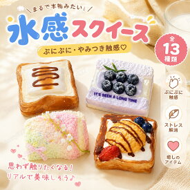 スクイーズ 水感 13種類 ストレス解消 ぷにぷに触感 クイーズおもちゃ もちもち 癒し 減圧 握る パン ケーキ リアル ベーカリー ブレッド 低反発 触感いい 人気 可愛い 減圧グッズ ソフト感覚 弾力性抜群 食品グレードシリコン おしゃれ 子供 大人 男の子 女の子 ギフト 大量