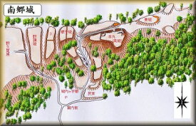 [完成品] 南郷城(日置市吹上町永吉14112）日本の城　お城のジオラマ模型　プラモデル　城郭模型