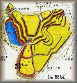 [完成品] 友部城・古館（十王町城の丘）日本の城　お城のジオラマ模型　プラモデル　城郭模型