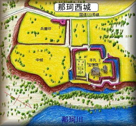 [完成品] 那珂西城（常北町那珂西）日本の城　お城のジオラマ模型　プラモデル　城郭模型