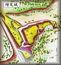 [完成品] 　増尾城（柏市増尾字城山）日本の城　お城のジオラマ模型　プラモデル　城郭模型