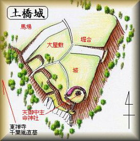 [完成品] 　土橋城（多古町御所台字城）日本の城　お城のジオラマ模型　プラモデル　城郭模型