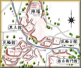 [完成品] 孫右衛門館（鹿角市花輪）日本の城　お城のジオラマ模型　プラモデル　城郭模型