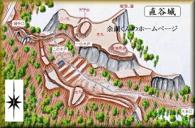 [完成品] 直谷城（佐世保市吉井町直谷内裏山）日本の城　お城のジオラマ模型　プラモデル　城郭模型