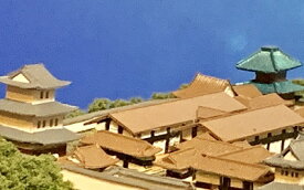 完成品■佐倉城 城コレ　ケース付き　サイズ(W113×D92×H113mm) 日本の城　お城のジオラマ模型　プラモデル　城郭模型