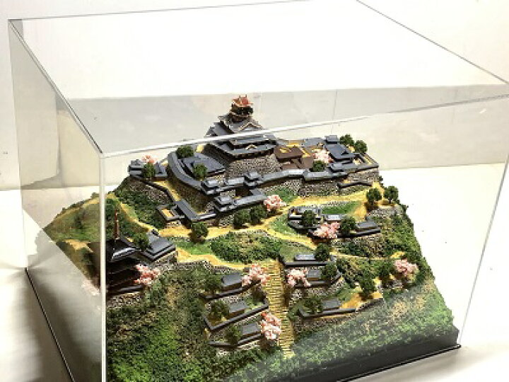 楽天市場】【完成品】 特注アクリルケース付き ☆安土城 B4ケース 
