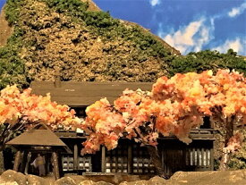 [完成品］山の温泉宿　ケース付き　ミニ18サイズ　日本の心　ジオラマ　模型　プラモデル　マイクロエース　1/150　★GO-TO　おウチで　旅気分　旅の宿　温泉　旅行
