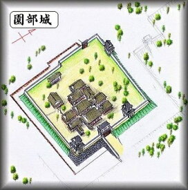 [完成品] 　園部城(京都府南丹市園部町小桜町）日本の城　お城のジオラマ模型　プラモデル　城郭模型