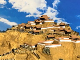 [完成品] 　芥川山城（高槻市）続日本100名城　日本の城　お城のジオラマ模型　プラモデル　城郭模型