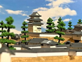 [鍬匠甲冑屋] 　古河城（古河市中央町）A4サイズ　日本の城　お城のジオラマ模型　プラモデル　城郭模型
