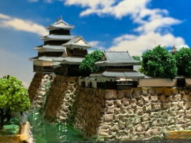 [完成品] 　八代城（八代市八代）ケース付　続日本100名城　日本の城　お城のジオラマ模型　プラモデル　城郭模型