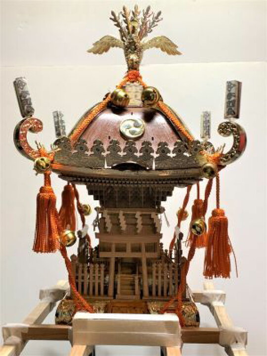楽天市場】[完成品] 江戸神輿1/5 神輿プラモデル 神社 おみこし 宵宮祭 