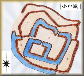 [完成品] 　小口城（大口町城屋敷） 日本の城　お城のジオラマ模型　プラモデル　城郭模型