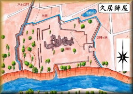 [完成品] 　久居陣屋（津市久居町）日本の城　お城のジオラマ模型　プラモデル　城郭模型