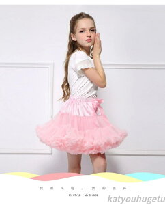 【送料無料】チュチュスカート 子供 パニエ 女の子 チュールスカート 多重構造 ふわふわ フリルスカート ペチコート チュチュ バレエ