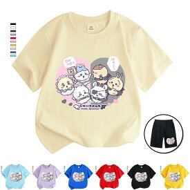 なんか小さくてかわいいやつ ちいかわ うさぎ ハチワレ女の子 Tシャツ お揃い ペア 半袖シャツ 服 tシャツ レディース カットソー ギフト ゆったり ルームウェア