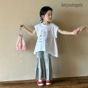 女の子のtシャツ2025夏の新しいスタイル小さい子供の2~7歳の韓国のtシャツスカート子供のハーフスリーブシャツカジュアルtシャツ