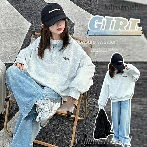 yz̎q̏t̕|XEFbgVc2025 New Girls 'big Children's Fashingable Lapel Top Children's Spring And Autn Set