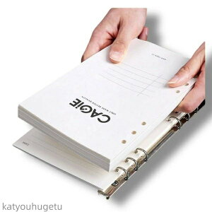 【送料無料】A5/A6サイズ80枚 システム手帳 ミニ6穴 手帳 中身 だけ リフィル メモ帳 ポケット メモ スケジュール レフィル