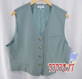 【中古/未使用】 ETOLARL　ベスト　19号サイズ　657-A　 レディースユニフォーム/オフィスウェア/事務服/営業スーツ