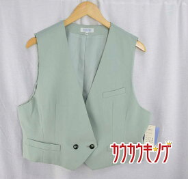 【中古/未使用】 ETOLARL　ベスト　19号サイズ　658-A　 レディースユニフォーム/オフィスウェア/事務服/営業スーツ