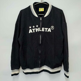 【中古】アスレタ ジップアップ ジャケット ウォームアップ スウエット M ユニセックス ATHLETA サッカー フットサル スポーツウェア