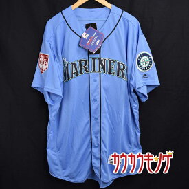 【中古・未使用品】マジェスティック シアトル・マリナーズ '19 スプリングキャンプ オーセンティックユニフォーム #18 菊池雄星 サイズ52(XL) Majestic