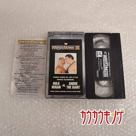 【中古】WWF WrestleMania 3 プロレス VHS