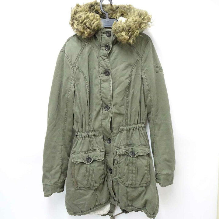 楽天市場】【中古】アバクロンビー&フィッチ 裏ボア ファーフード 