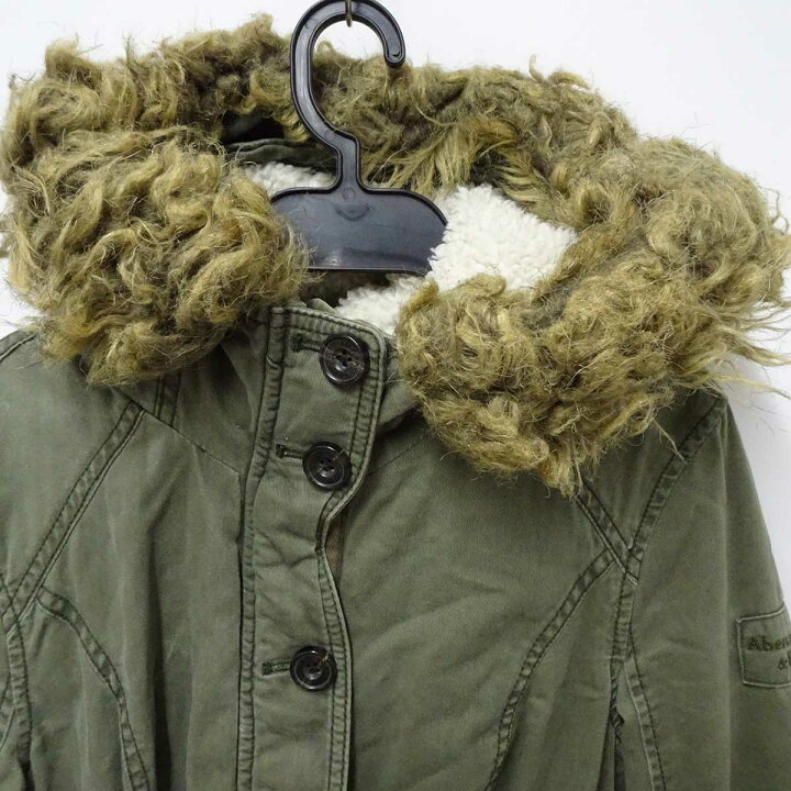 楽天市場】【中古】アバクロンビー&フィッチ 裏ボア ファーフード 