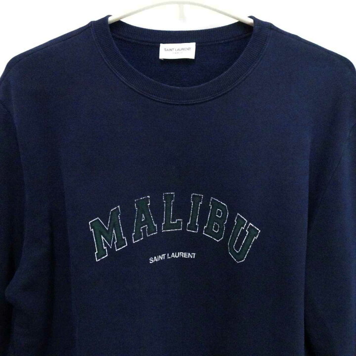 楽天市場】【中古】サンローラン スウェット トレーナー MALIBU ロゴ S 