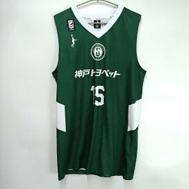 【中古】IN THE PAINT Bリーグ 西宮ストークス ゲーム ジャージ ユニフォーム #15 谷口淳 直筆サイン入り 2XL