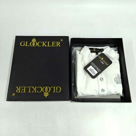 【中古・未使用品】GLOOCKLER HKM Turniershirt -Silver Crown ハーフボタン 長袖 シャツ S ホワイト レディース 乗馬