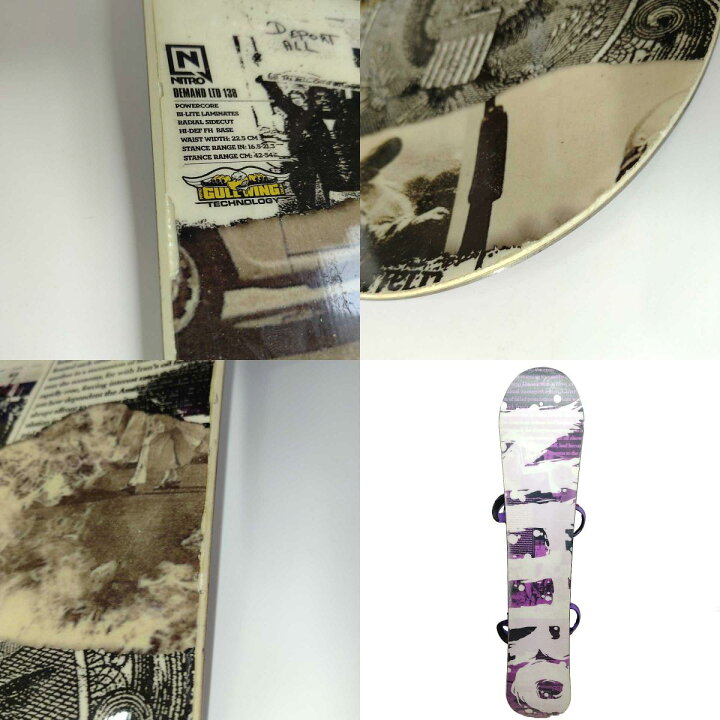 楽天市場】【中古】ナイトロ DEMAND LTD 13/14 スノーボード NITRO 