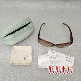 【中古】JILL STUART ジルスチュアート UVカット サングラス ブラウン系 06-0508 レディース ケース付