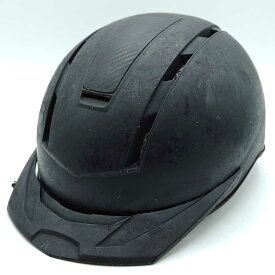 【中古】SHOWBEE クールマックス 乗馬 ヘルメット サイズM/L 57-61cm ブラック 収納カバー付き